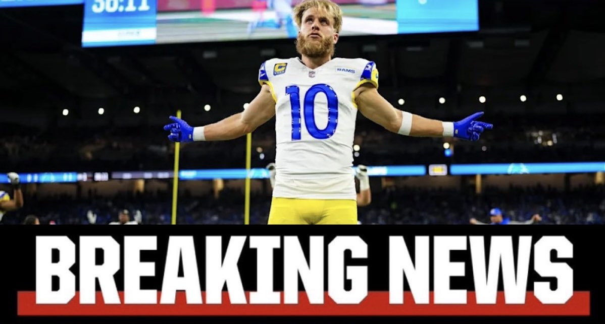 The Los Angeles Rams have traded Cooper Kupp to the Pittsburgh Steelers for a 2nd Round Pick and a conditional 6th round pick that could become a 5th. He will be inactive tomorrow night and have to pass a physical for the trade to be completed, per source.