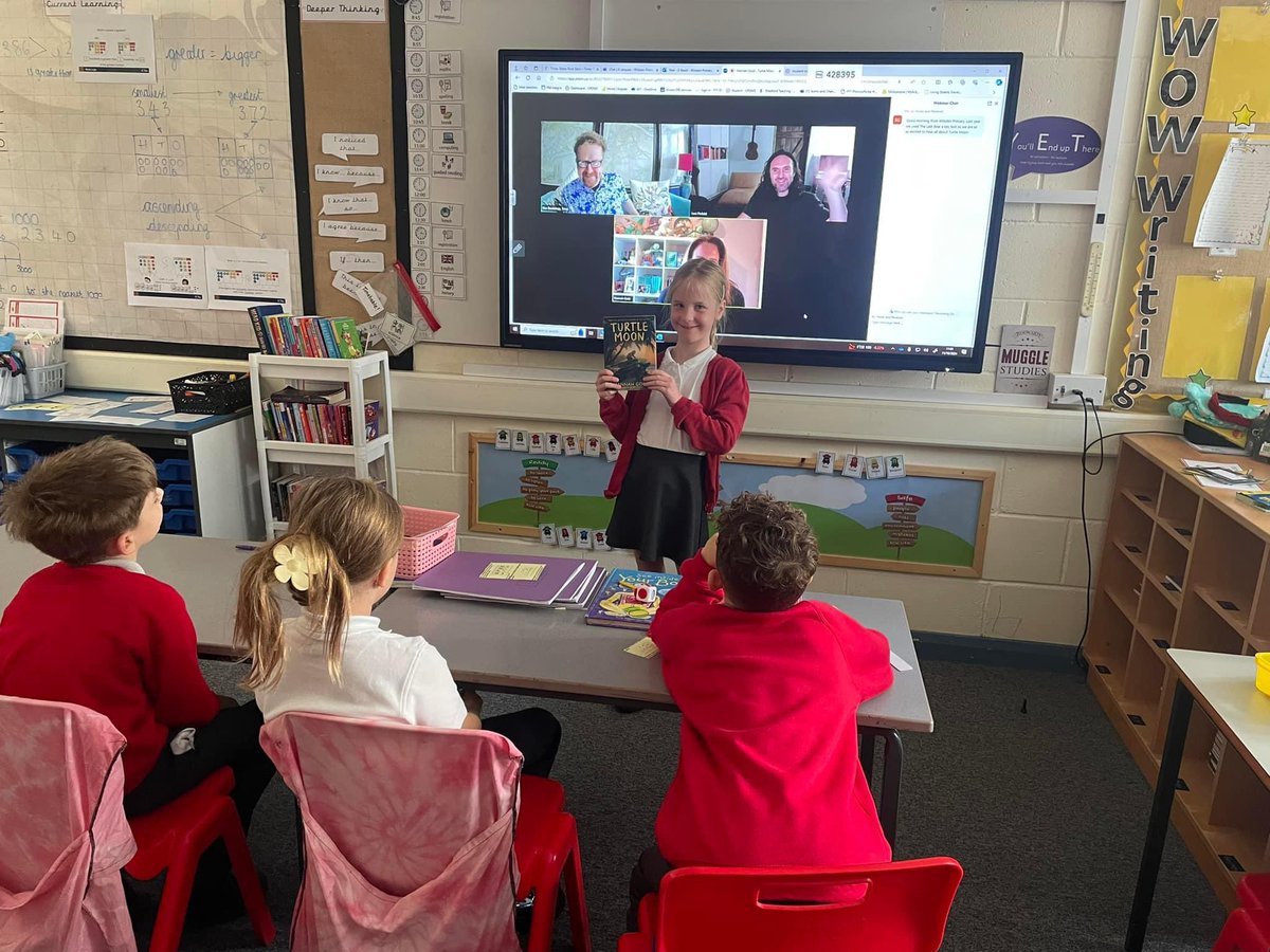 Last week we had another amazing live author event with Hannah Gold to celebrate her new book, Turtle Moon. The children loved listening to the process of writing and illustrating a book and lots of children can’t wait to read it!