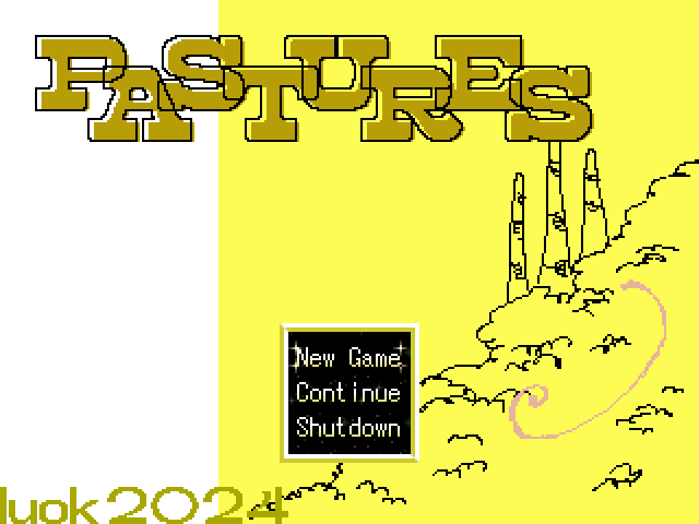 THELUOK's tweet photo. pastures title screen concepts https://t.co/oJpK0zBXcH