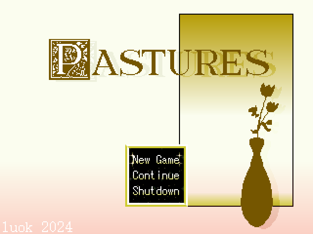 THELUOK's tweet photo. pastures title screen concepts https://t.co/oJpK0zBXcH