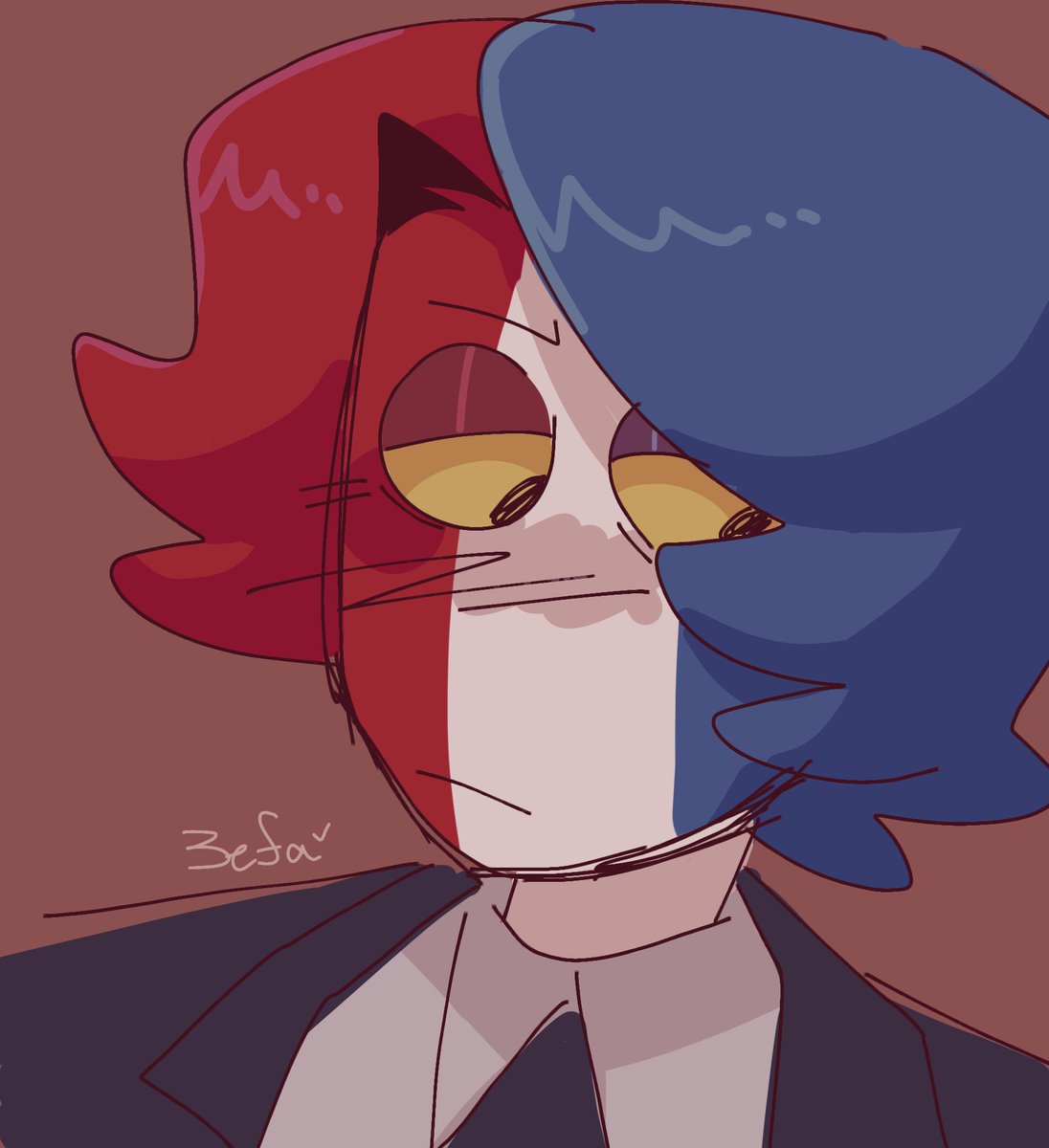 zefyrkameow's tweet image. #CountryHumans