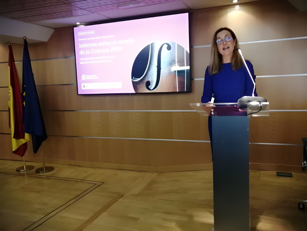 ae_ic_com's tweet photo. AE-IC interviene en la presentación del 'Informe sobre el estado de Cultura en España [ICE 2024]'. El acto tuvo lugar ayer en la sede de la Comisión Europea en España y contó con @ernesturtasun, ministro de Cultura, y @PatCorredor,  coautora del Informe y miembro de @ae_ic_com https://t.co/UV1k2uxRvD
