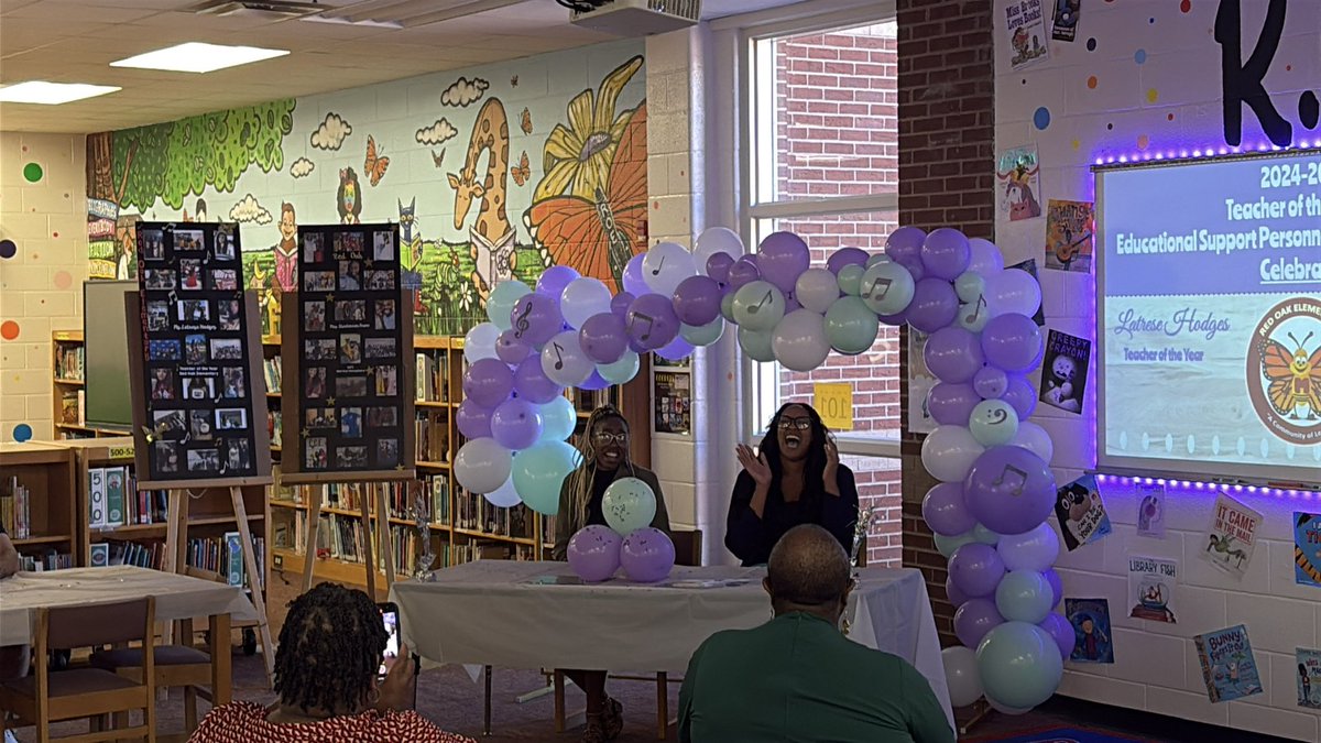 Mrs. Janae' Cohen, Ed. S. (@mrsj_cohen) on Twitter photo Celebrating the best of the best! Honoring our TOTY <a href="/HodgesLatrese/">Hodges, Latrese</a> and ESPY <a href="/KinderThings/">Mrs. Payne</a>! Both of these ladies are a ray of sunshine and dynamic at what they do! We are fortunate to have them! Congrats!🎉🥳⭐️ Felt so good to celebrate them yesterday <a href="/RedOakElemen/">Red Oak Elementary School</a> #AllIn Celebrating the best of the best! Honoring our TOTY <a href="/HodgesLatrese/">Hodges, Latrese</a> and ESPY <a href="/KinderThings/">Mrs. Payne</a>! Both of these ladies are a ray of sunshine and dynamic at what they do! We are fortunate to have them! Congrats!🎉🥳⭐️ Felt so good to celebrate them yesterday <a href="/RedOakElemen/">Red Oak Elementary School</a> #AllIn