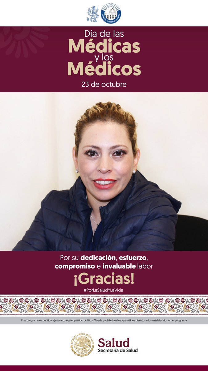 HJCentro's tweet photo. 23 de octubre I Día de las #Médicas y los #Médicos 👩🏻‍⚕️👨🏻‍⚕️🩺

Hoy celebramos a todas las médicas y médicos, quienes dedican su vida a cuidar de nuestra salud.

¡Gracias por su vocación y entrega! 👏🏼 🩺

#PorLaSaludYLaVida
@fans destacados https://t.co/2Tv5sm2Wr6