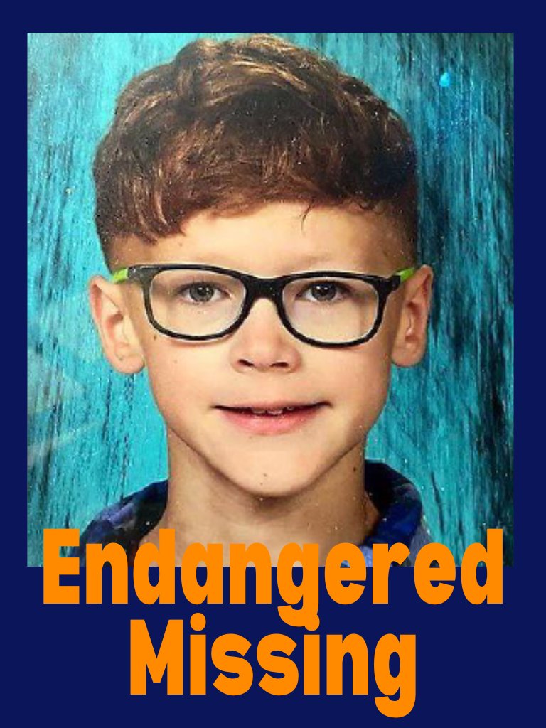 NEStatePatrol's tweet photo. ENDANGERED MISSING ADVISORY: Please Share

Knox County Sheriff's Office, is searching for Holden Duncan, 11, w/m, 4'3", 80 lbs, with sandy brown hair, hazel eyes, and black long-sleeved shirt, black sweatpants, and black Nike shoes with a white "swoosh". https://t.co/3p7PcVDthO