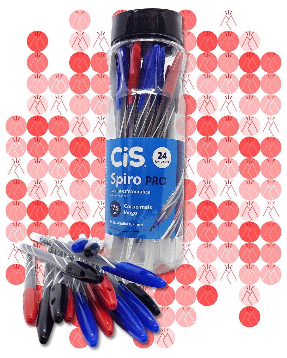 magmacor's tweet image. 🚀 Chegou a Garrafinha Spiro PRO da CiS! 😎✨ Com um mix de 24 canetas nas cores azul, preta e vermelha, todas com ponta de 0,7mm e o icônico grafismo espiral. 🌀✍️

#Magmacor #SpiroPRO #Papelaria #CiS

magmacor.com.br/MLB-2682606413…