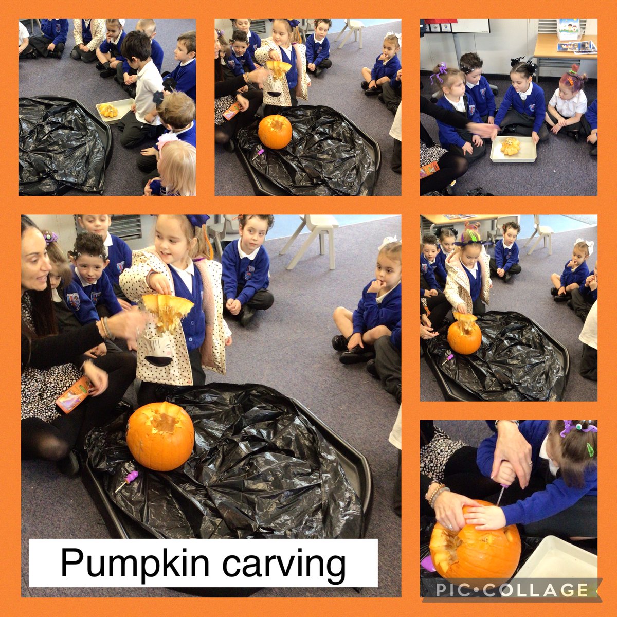 MrsHalsall02's tweet photo. Have a well deserved rest my little Hedgehogs. Enjoy Halloween and thankyou for the donations today and fantastic scary styles! #WWPAEYFS https://t.co/2SsbGy6zkB