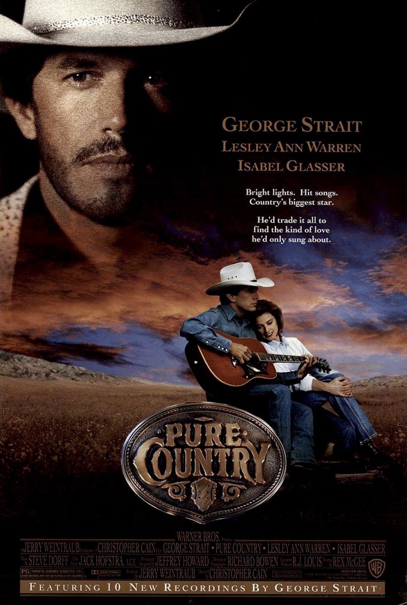 FilmNewsNos's tweet photo. 🎬MOVIE HISTORY: 32 years ago today, October 23, 1992, the movie ‘Pure Country’ opened in theaters!
#GeorgeStrait #LesleyAnnWarren #IsabelGlasser #KyleChandler #JohnDoe #RoryCalhoun #MollyMcClure #ChristopherCain https://t.co/hBm7TxXuHZ