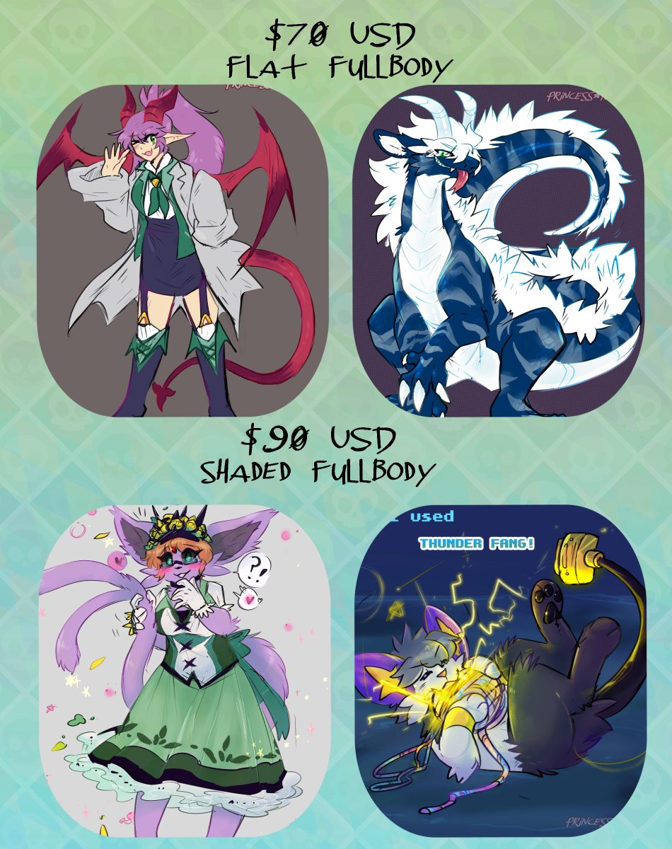 PrincessNapped's tweet image. My commissions are open now!

They will be open from now until November 7, 2024.  

If you'd like one, please fill out my form here:
docs.google.com/forms/d/e/1FAI… 
 
You can find more information at my website here:
 princessnapped.com

🎠🧵