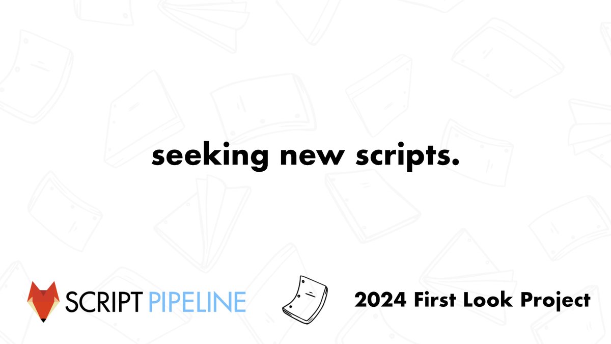 ScriptPipeline's tweet photo. FINAL DEADLINE reminder: October 30th (next week!).
Learn more about the 2024 #FirstLookProject, including genre categories, the 💯 companies considering winners, awards, and what Script Pipeline does long-term for its contest selections:
https://t.co/VTP7zcAmrY
#screenwriting