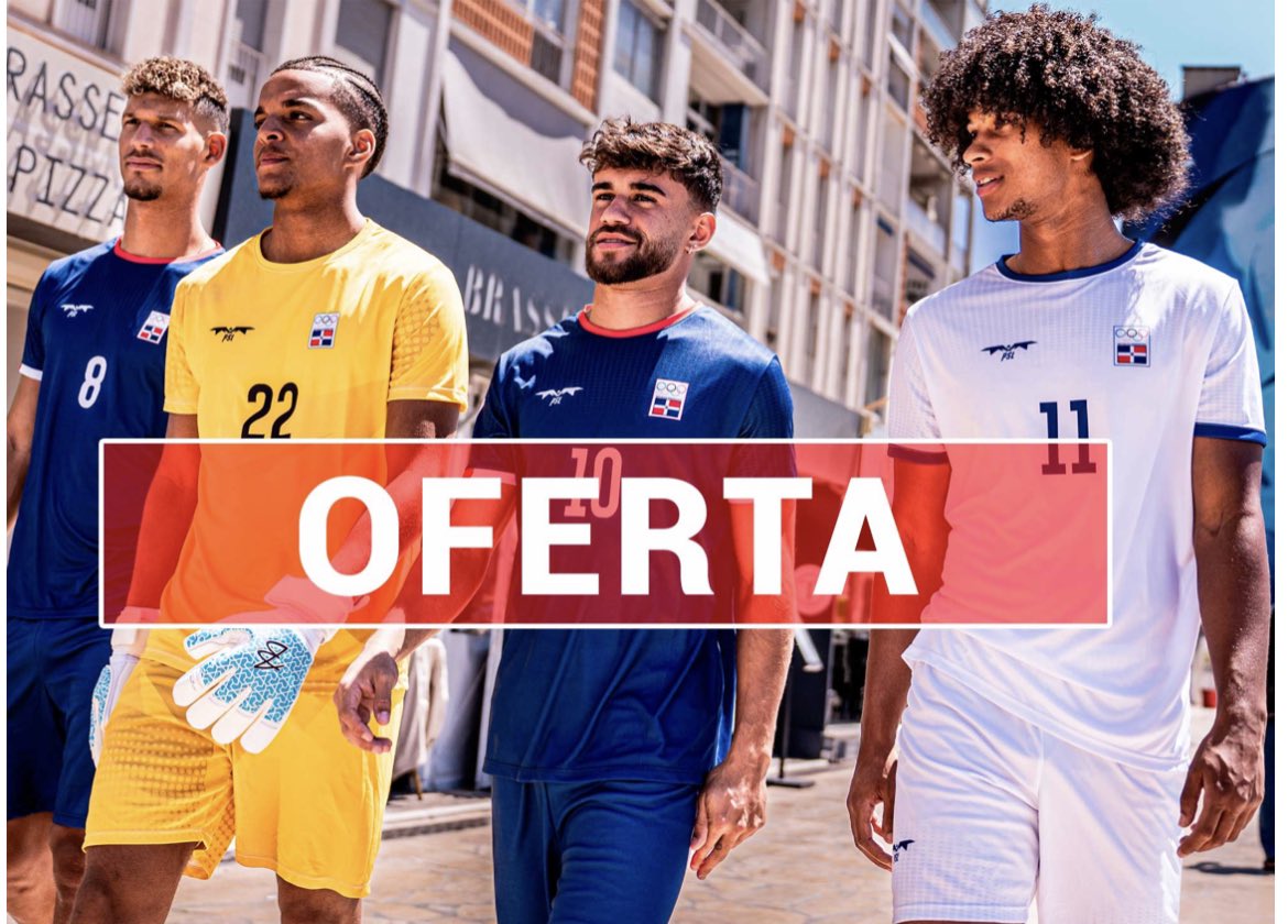 PSLplacerserlib's tweet photo. ¿Aún no tienes tu camiseta edición especial JJOO de París 2024 de la @fedofutbol? La tienes disponible por ¡sólo 30€! Aprovecha la oportunidad y disfruta de la camiseta oficial del Mejor Equipo Masculino del Año en El Caribe elegido en CANOC Sports Awards
https://t.co/ww1ZHsNLSk https://t.co/QHv04217lQ