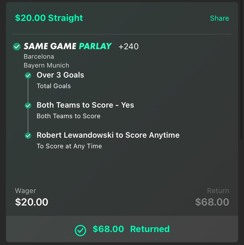 Will_Harbin64's tweet photo. @HarryLockPicks Had to spice it up with the free safety net bet! LETS GO! https://t.co/tqAHYoCAQS