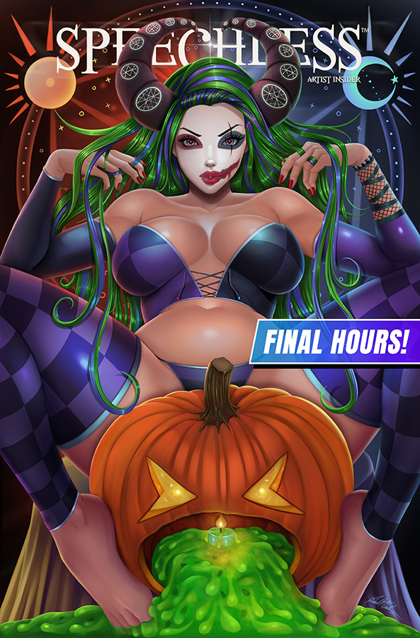 iampoolboy's tweet photo. Final Hours! Today is your last chance to purchase #Sigil #Halloween Speechless: Artist Insider! Cover Art and interior write up by yours truly.
https://t.co/ELzKxBCH23 https://t.co/0eEi92lg3F