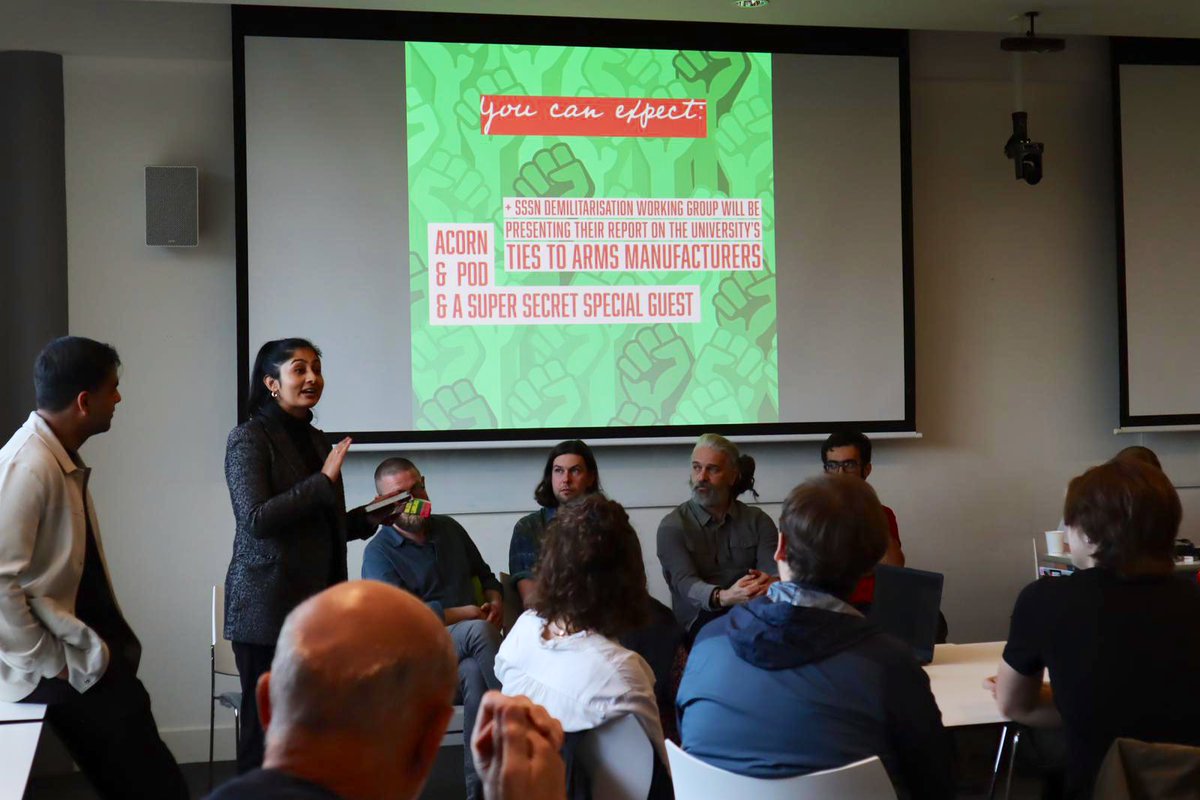 From Palestine to free education, activism has shaped my journey.

That’s why I was proud to speak at Warwick’s Student-Staff Solidarity Network relaunch.

Together students &amp; staff are fighting for housing, food security, fair pay, accessible education &amp; a better world for all✊🏽