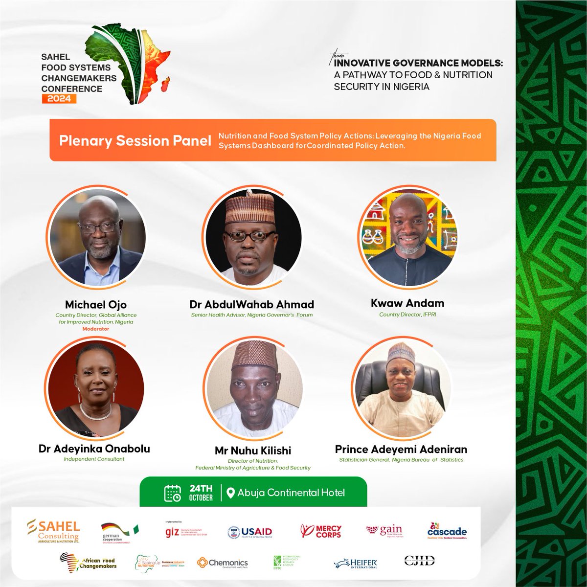 Michael Ojo (@mic_ojo) on Twitter photo Join <a href="/GAINalliance_Ng/">GAIN Nigeria</a>'s breakout session tomorrow when our powerful panel will be talking #FoodSystems, #nutrition, and #Data, sharing solutions and key takeaways!
<a href="/GAINalliance/">GAIN</a>
<a href="/NGfmafs/">Nig Federal Ministry of Agriculture &Food Security</a>, <a href="/NBS_Nigeria/">NBS Nigeria</a>, <a href="/IFPRI/">IFPRI</a> <a href="/NGFSecretariat/">Nigeria Governors' Forum</a> @gizNIG_ECOWAS
<a href="/EUinNigeria/">EU in Nigeria 🇪🇺🇳🇬</a> <a href="/sahelconsulting/">Sahel Consulting</a> Join <a href="/GAINalliance_Ng/">GAIN Nigeria</a>'s breakout session tomorrow when our powerful panel will be talking #FoodSystems, #nutrition, and #Data, sharing solutions and key takeaways!
<a href="/GAINalliance/">GAIN</a>
<a href="/NGfmafs/">Nig Federal Ministry of Agriculture &Food Security</a>, <a href="/NBS_Nigeria/">NBS Nigeria</a>, <a href="/IFPRI/">IFPRI</a> <a href="/NGFSecretariat/">Nigeria Governors' Forum</a> @gizNIG_ECOWAS
<a href="/EUinNigeria/">EU in Nigeria 🇪🇺🇳🇬</a> <a href="/sahelconsulting/">Sahel Consulting</a>