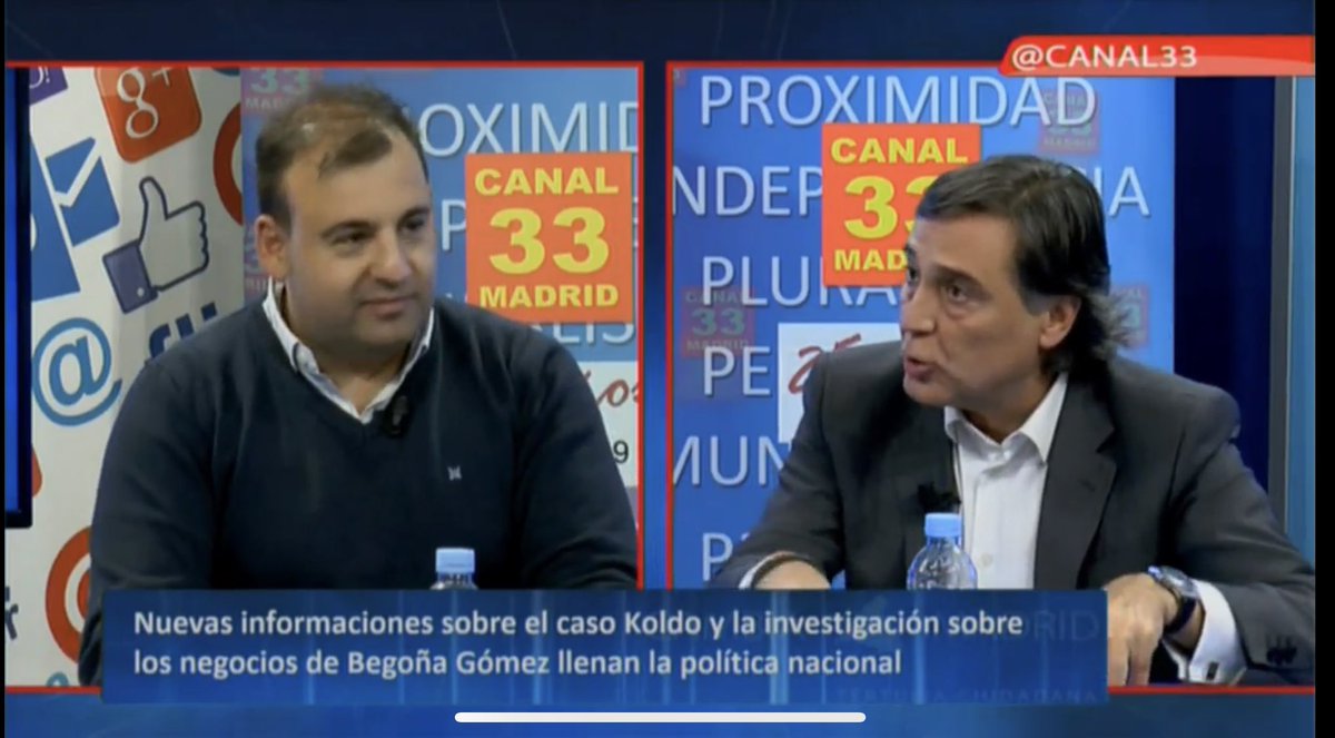 Canal 33 Madrid (@canal33) on Twitter photo Discusión entre <a href="/FcoSerrato/">Fran Serrato</a> y <a href="/FernandoFanego/">Fernando Fanego</a> a cuenta de los terroristas de ETA
“Mejor que estén en política que poniendo bombas”
“Ni olvido ni perdón para los más de 850 asesinatos de ETA, más de 300 sin resolver” Discusión entre <a href="/FcoSerrato/">Fran Serrato</a> y <a href="/FernandoFanego/">Fernando Fanego</a> a cuenta de los terroristas de ETA
“Mejor que estén en política que poniendo bombas”
“Ni olvido ni perdón para los más de 850 asesinatos de ETA, más de 300 sin resolver”