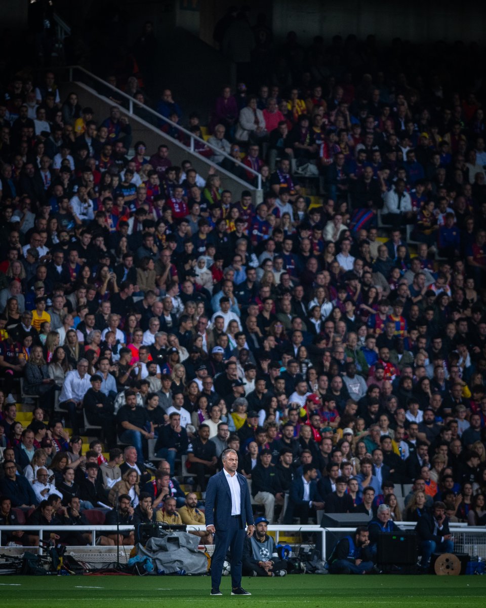 FCBarcelona_es's tweet photo. ¡Hoy somos 50.312 culers disfrutando del Barça de Hansi Flick! 
¡Gracias por vuestro apoyo! 🫶 https://t.co/KmZN2zXInh