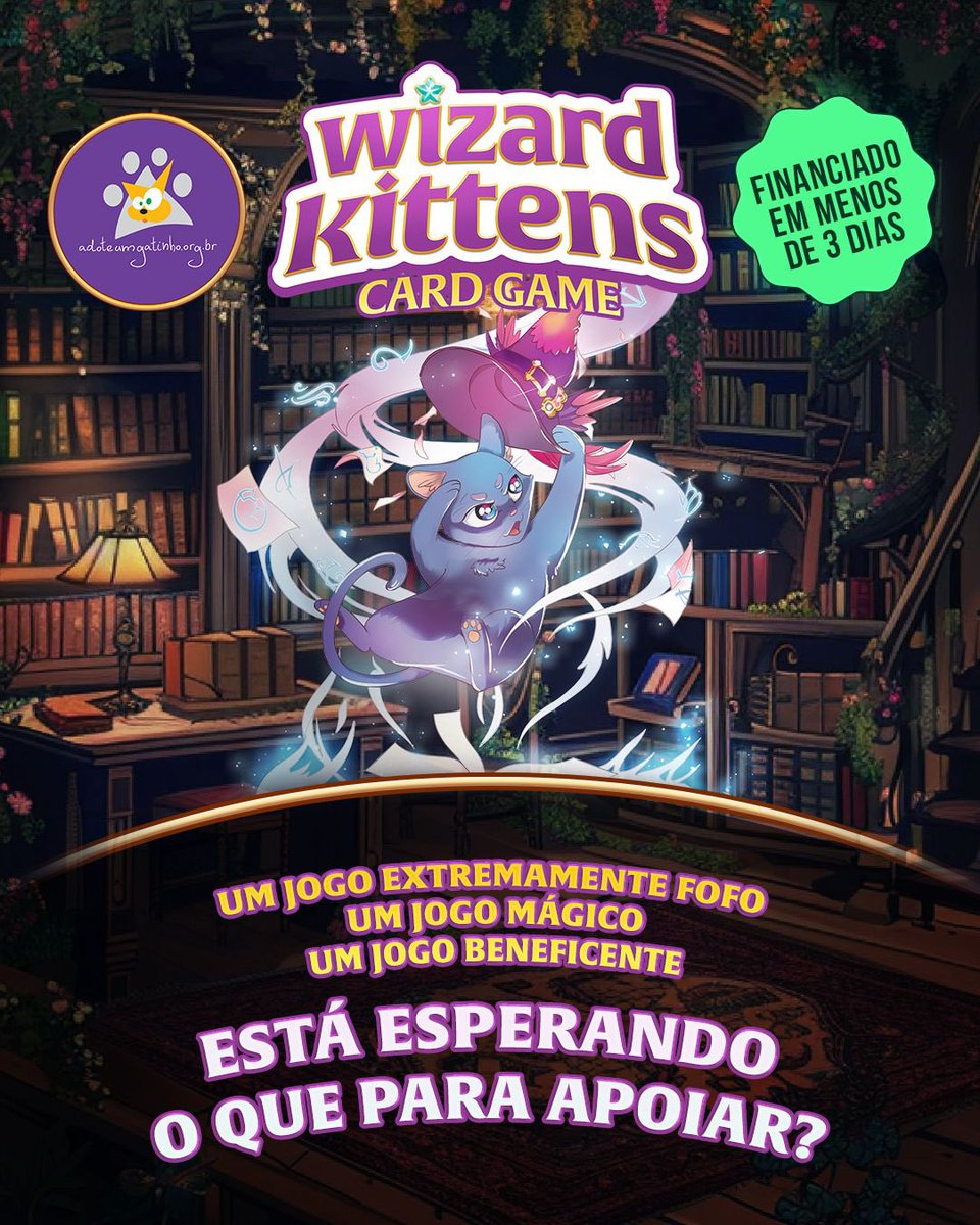D20CultureBR's tweet photo. đ» #WizardKittens jĂĄ estĂĄ financiado e isso Ă© sĂł o começo!
âš A @IGNBrasil tem um post completinho sobre o jogo, a expansĂŁo, a pelĂșcia, as doaçÔes para gatinhos de verdade⊠Tudinho que vocĂȘ precisa saber sobre a campanha mais fofa de todas! âš
đ Links abaixo! https://t.co/ofOZVbPVF4