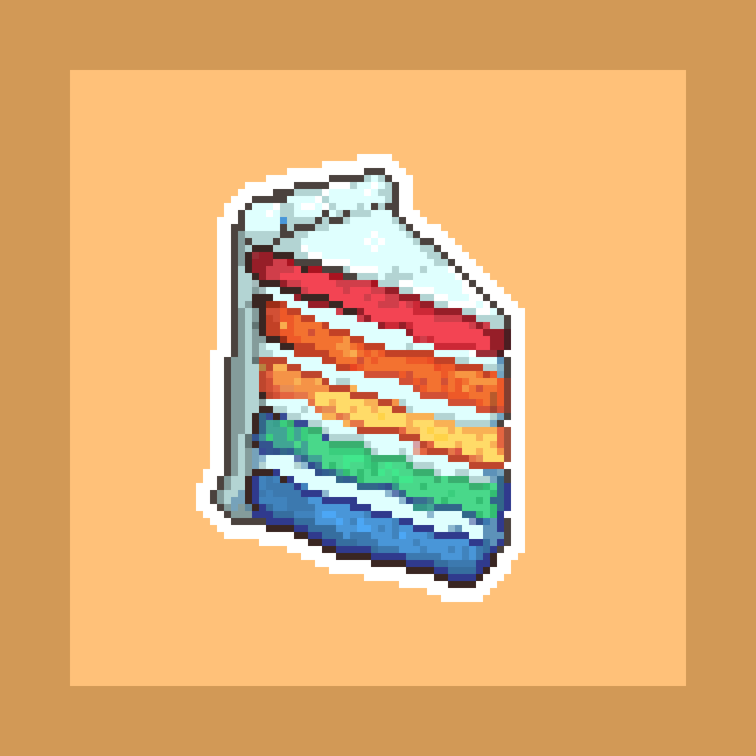 Ultimate Dessert🌈 <a href="/Pixel_Dailies/">Pixel Dailies</a> #pixel_dailies #pixelart