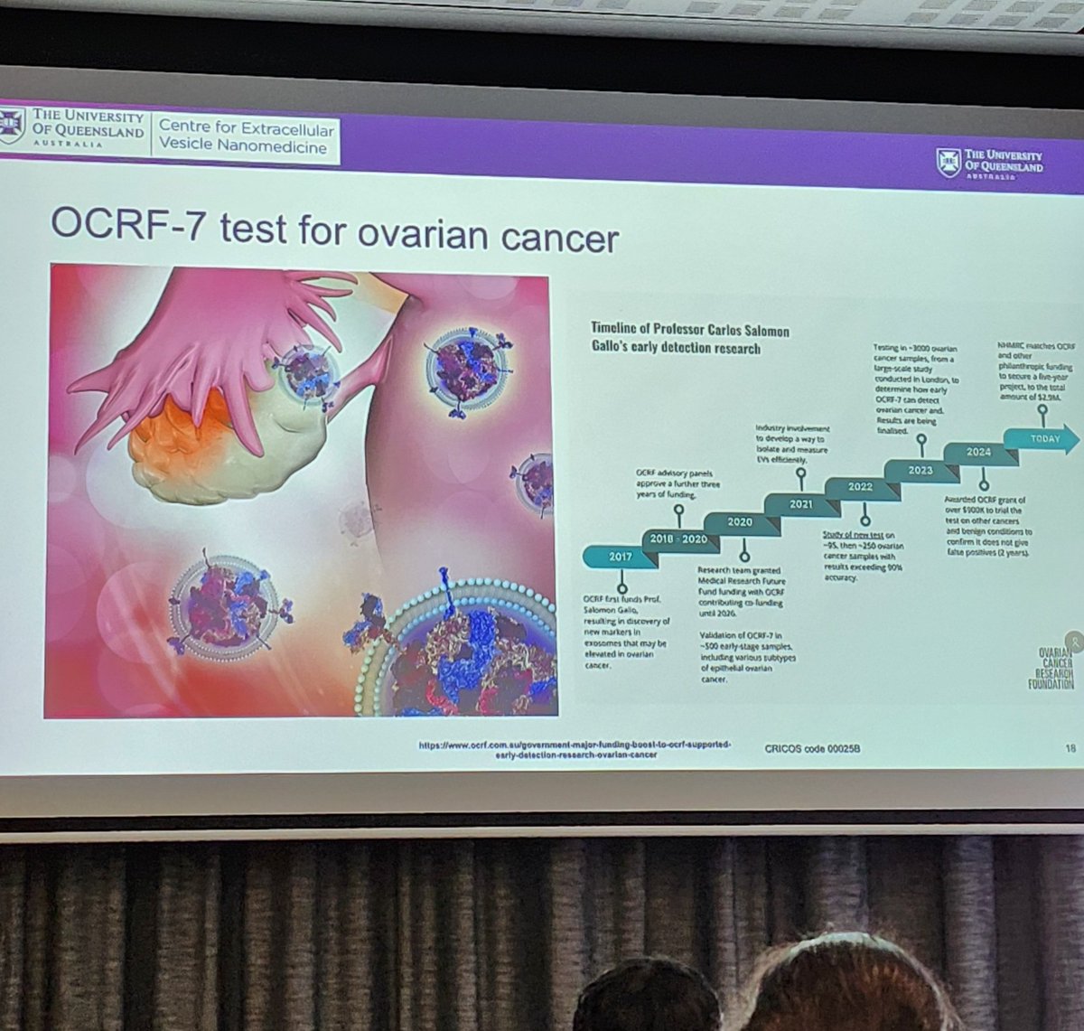 Majid Ebrahimi Warkiani (@majidew) on Twitter photo Fantastic presentation by <a href="/cfsalomo/">Carlos Salomon</a> from UQ on his journey to built a diagnostic test for ovarian cancer using EVs ✔️👍
#TAS2024 Fantastic presentation by <a href="/cfsalomo/">Carlos Salomon</a> from UQ on his journey to built a diagnostic test for ovarian cancer using EVs ✔️👍
#TAS2024