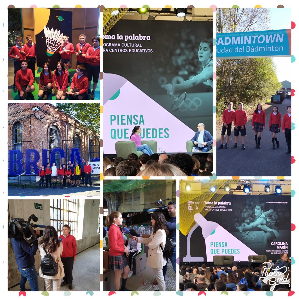 Esta mañana un grupo de alumnos de 6º EP y 1º ESO #CODEMA asistieron en Oviedo al encuentro que dentro del programa #TLP tuvo la lugar con la deportista <a href="/CarolinaMarin/">Carolina Marín</a>, premiada por la <a href="/fpa/">Fundación Princesa de Asturias</a> en #PremiosPrincesadeAsturias. <a href="/PedagogicosS/">Pedagogicos Claretianos de Santiago</a> <a href="/cmfsantiago/">Claretianos Santiago</a> <a href="/EC_Asturias/">EC Asturias</a> #PiensaQuePuedes