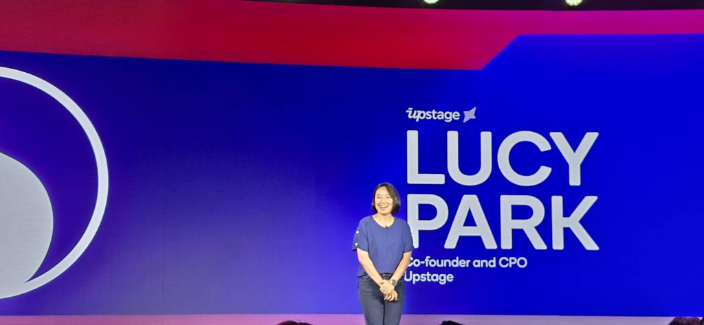 <a href="/Qualcomm/">Qualcomm</a> <a href="/nakulduggal/">Nakul Duggal</a> <a href="/Snapdragon/">Snapdragon</a> <a href="/AnalystSoumen/">Soumen Mandal</a> <a href="/Inquisitiveme17/">Mohit Sharma</a> <a href="/MobilePeter/">Peter Richardson</a> <a href="/MercedesBenz/">Mercedes-Benz</a> <a href="/Li_Auto_/">Li Auto</a> <a href="/Google/">Google</a> <a href="/geffgen/">Gretchen Effgen</a> <a href="/donnymac/">Don McGuire</a> <a href="/cristianoamon/">Cristiano R. Amon</a> <a href="/CounterPointTR/">Counterpoint Research</a> <a href="/BradyWang10/">Brady Wang</a> <a href="/Snapdragon_IN/">Snapdragon India</a> <a href="/MercedesAMGF1/">Mercedes-AMG PETRONAS F1 Team</a> <a href="/TotoWolff_/">Toto Wolff</a> <a href="/GadgetFreak4U/">Ritesh Bendre</a> <a href="/EpicGames/">Epic Games Store</a> <a href="/UnrealEngine/">Unreal Engine</a> <a href="/Bill_Clifford/">Bill Clifford</a> <a href="/Rivian/">Rivian</a> <a href="/WassymBensaid/">Wassym Bensaid</a> <a href="/amazon/">Amazon</a> <a href="/anshuman_saxena/">Anshuman Saxena</a> <a href="/salesforce/">Salesforce</a> <a href="/tonkra89/">Tony Kratovil</a> <a href="/nuvia_inc/">Nuvia Inc.</a> <a href="/axios/">Axios</a> <a href="/inafried/">Ina Fried</a> <a href="/durga_malladi/">Durga Malladi</a> <a href="/MistralAI/">Mistral AI</a> <a href="/Toucas/">Marjorie Janiewicz</a> <a href="/IBMResearch/">IBM Research</a> <a href="/manojkhilnani/">Manoj Khilnani</a> <a href="/Vinesh_Kumar_S/">Vinesh Kumar</a> <a href="/awscloud/">Amazon Web Services</a> On stage now we have <a href="/upstageai/">Upstage</a> Co-Founder Lucy Park showcasing interesting work in AI with their product "Solar Box" 

Solar Box has fine tuned models Solar LLMs which go on-prem for enterprises to run different tasks on documents from OCR to key information extraction.

//Very