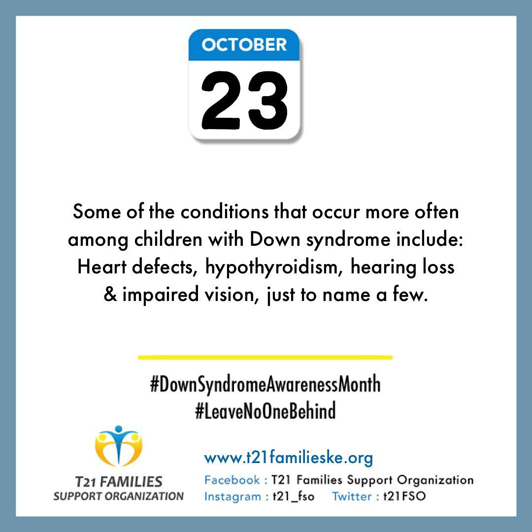 T21FSO ( Down Syndrome - Kenya) tweet media