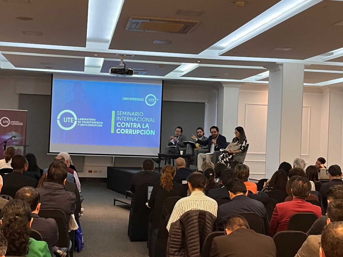 <a href="/moyadiaz1980/">Emilio Moya Díaz</a> Se inicia el foro 'Captura del Estado: el Caso Ecuatoriano' con los ponentes Ph. D. <a href="/pabmedpe/">Pablo MEDINA PÉREZ</a>, Ph. D. <a href="/SantiagoBasabe/">santiago basabe</a> y Ph. D. <a href="/mhidalgojara/">Mario Hidalgo</a>. 

El Seminario Internacional contra la Corrupción es organizado por el Laboratorio de Transparencia y Anticorrupción de la Universidad