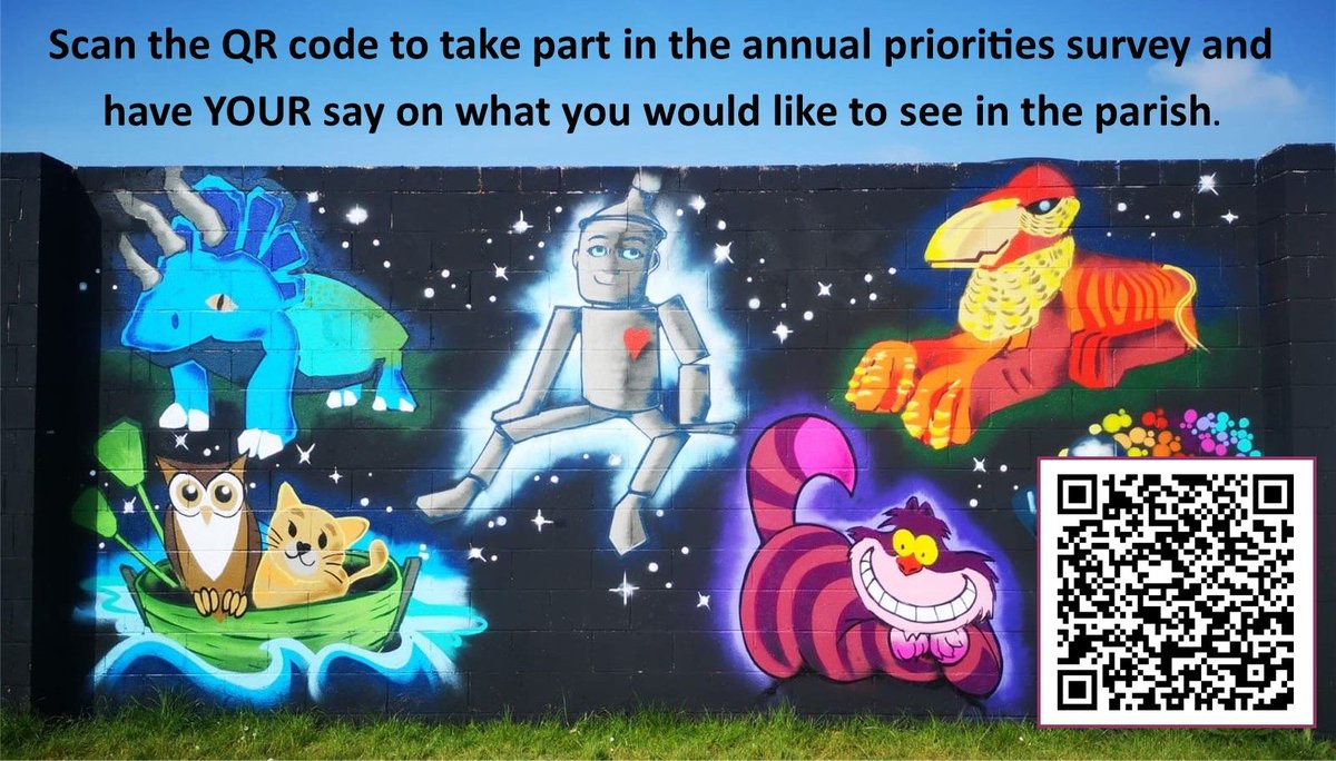 Woughton celebrates its 50th Anniversary this year and we at WCC are eager to hear your ideas of how you would like to see things develop. 
Our annual survey is now live at buff.ly/3zHnVPP or by scanning the QR code on the picture.
Submit by the end of November, please!