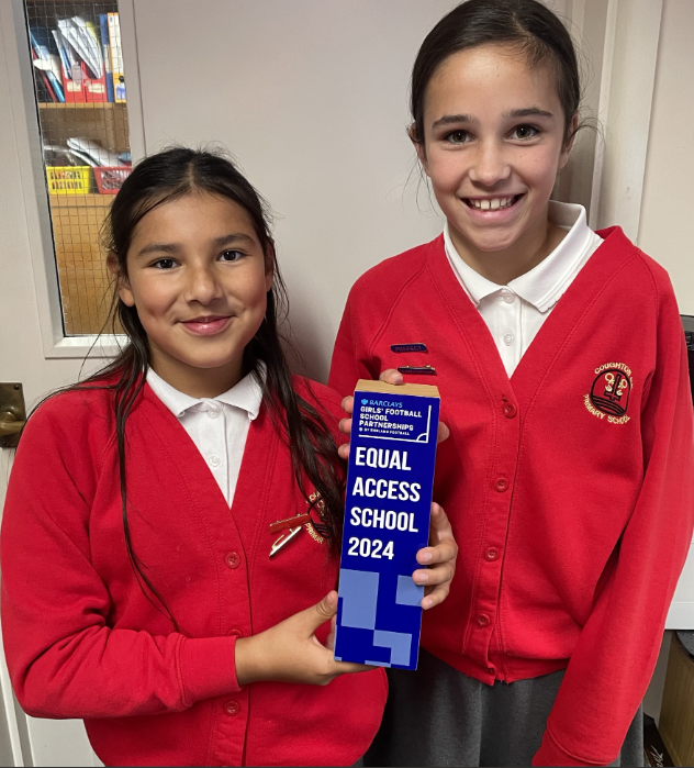 Coughton Primary (@coughtonprimary) on Twitter photo We have been presented with an 'equal access' award from <a href="/Barclays/">Barclays Bank</a> <a href="/SWGirlsfootball/">SW girls football partnership-St Nicholas Alcester</a> for our commitment to everyone participating in sport. We have been presented with an 'equal access' award from <a href="/Barclays/">Barclays Bank</a> <a href="/SWGirlsfootball/">SW girls football partnership-St Nicholas Alcester</a> for our commitment to everyone participating in sport.