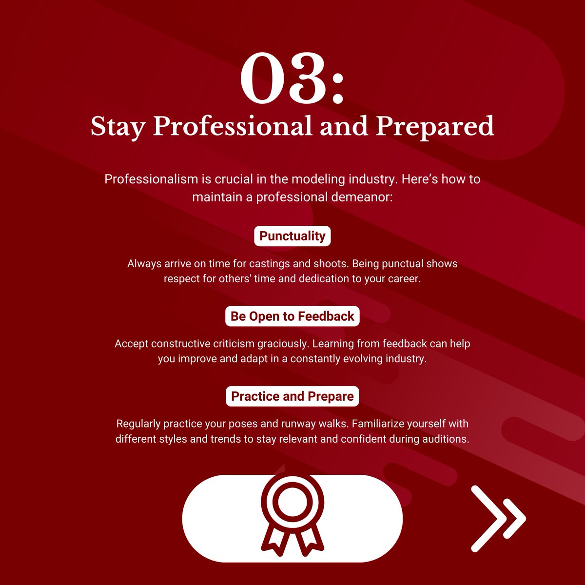 ParamountAngels's tweet photo. Dreaming of a modeling career? ✨ Here are our top 3 tips to help you shine! From building a killer portfolio to nailing your personal brand, these steps will set you up for success in the industry.

Ready to take the runway? Follow us for more!

#AspiringModels #ModelingTips https://t.co/BRYxR0ZLPl