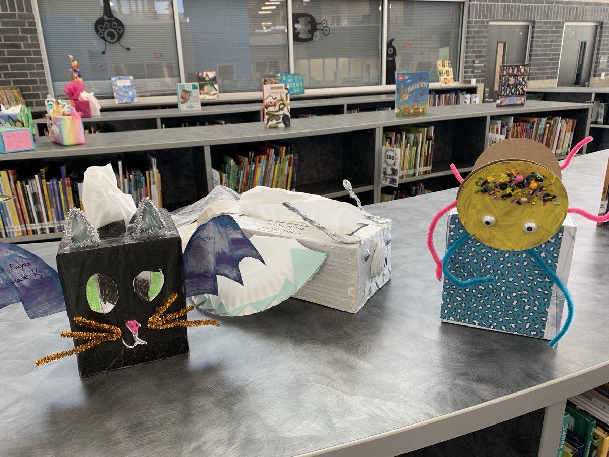 threedquared's tweet photo. More storybook tissue boxes. ❤️ ⁦@OLE_Leopards⁩ ⁦@katy_libraries⁩ https://t.co/uVhIXSrtc7