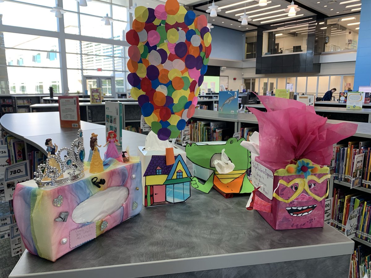 More storybook tissue boxes. ❤️ ⁦<a href="/OLE_Leopards/">Leonard Elementary</a>⁩ ⁦<a href="/katy_libraries/">Katy ISD Libraries</a>⁩