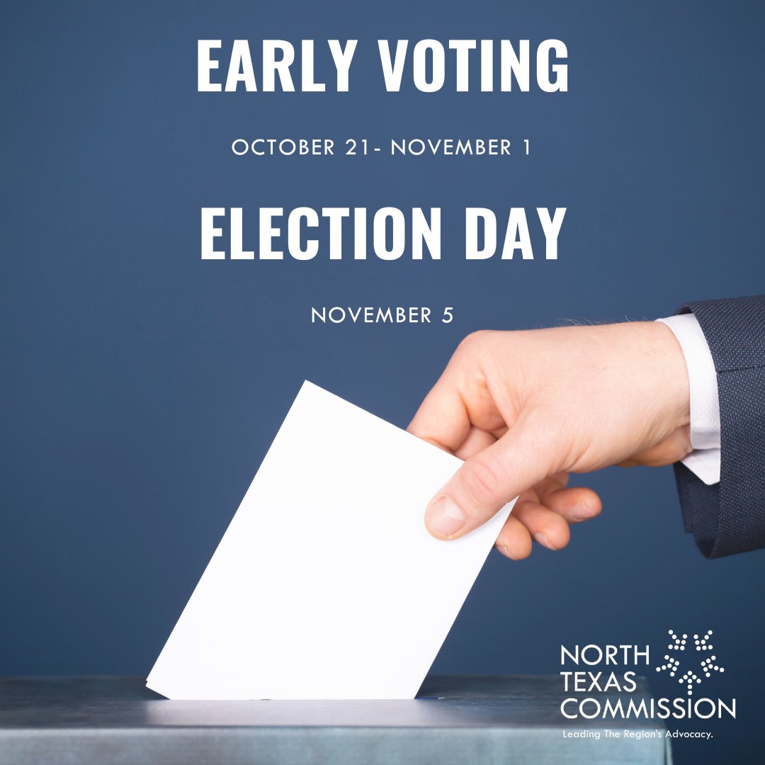 The 2024 General Election is now in full swing. Visit our website to find your closest voting location and see the candidates in races in the Metroplex.
ntc-dfw.org/2024-elections…
