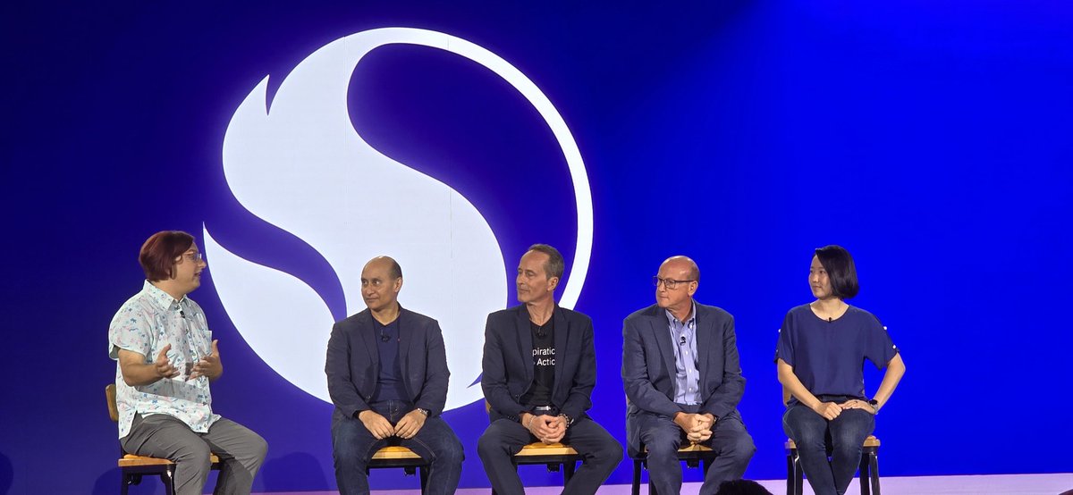 <a href="/upstageai/">Upstage</a> <a href="/Qualcomm/">Qualcomm</a> <a href="/nakulduggal/">Nakul Duggal</a> <a href="/Snapdragon/">Snapdragon</a> <a href="/AnalystSoumen/">Soumen Mandal</a> <a href="/Inquisitiveme17/">Mohit Sharma</a> <a href="/MobilePeter/">Peter Richardson</a> <a href="/MercedesBenz/">Mercedes-Benz</a> <a href="/Li_Auto_/">Li Auto</a> <a href="/Google/">Google</a> <a href="/geffgen/">Gretchen Effgen</a> <a href="/donnymac/">Don McGuire</a> <a href="/cristianoamon/">Cristiano R. Amon</a> <a href="/CounterPointTR/">Counterpoint Research</a> <a href="/BradyWang10/">Brady Wang</a> <a href="/Snapdragon_IN/">Snapdragon India</a> <a href="/MercedesAMGF1/">Mercedes-AMG PETRONAS F1 Team</a> <a href="/TotoWolff_/">Toto Wolff</a> <a href="/GadgetFreak4U/">Ritesh Bendre</a> <a href="/EpicGames/">Epic Games Store</a> <a href="/UnrealEngine/">Unreal Engine</a> <a href="/Bill_Clifford/">Bill Clifford</a> <a href="/Rivian/">Rivian</a> <a href="/WassymBensaid/">Wassym Bensaid</a> <a href="/amazon/">Amazon</a> <a href="/anshuman_saxena/">Anshuman Saxena</a> <a href="/salesforce/">Salesforce</a> <a href="/tonkra89/">Tony Kratovil</a> <a href="/nuvia_inc/">Nuvia Inc.</a> <a href="/axios/">Axios</a> <a href="/inafried/">Ina Fried</a> <a href="/durga_malladi/">Durga Malladi</a> <a href="/MistralAI/">Mistral AI</a> <a href="/Toucas/">Marjorie Janiewicz</a> <a href="/IBMResearch/">IBM Research</a> <a href="/manojkhilnani/">Manoj Khilnani</a> <a href="/Vinesh_Kumar_S/">Vinesh Kumar</a> <a href="/awscloud/">Amazon Web Services</a> Great discussion #SnapdragonSummit nicely moderated by <a href="/inafried/">Ina Fried</a>

From running, managing multiple models in enterprises to privacy to ethical and responsible AI.

#SnapdragonSummit #ResponsibleAI