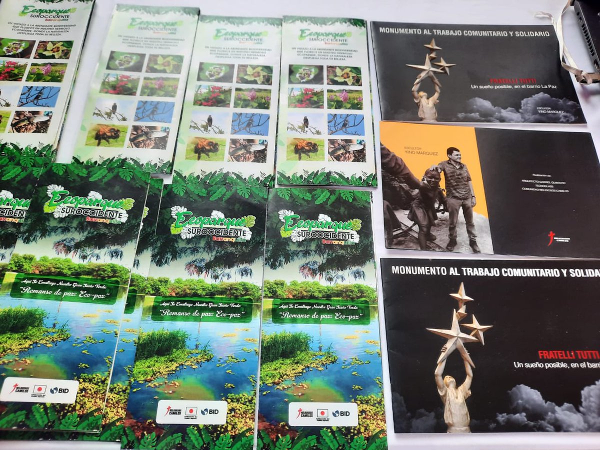 🌍💚 ¡Camilos por el planeta en la COP 16! 🌱

R. Camilos, presenta sus proyectos ambientales en la COP 16, incluyendo el Ecoparque del Suroccidente de Barranquilla, 🌿
¡Estamos comprometidos con un futuro más verde y saludable para todos! 🙌🌎

#COP16 #EcoparqueBarranquilla