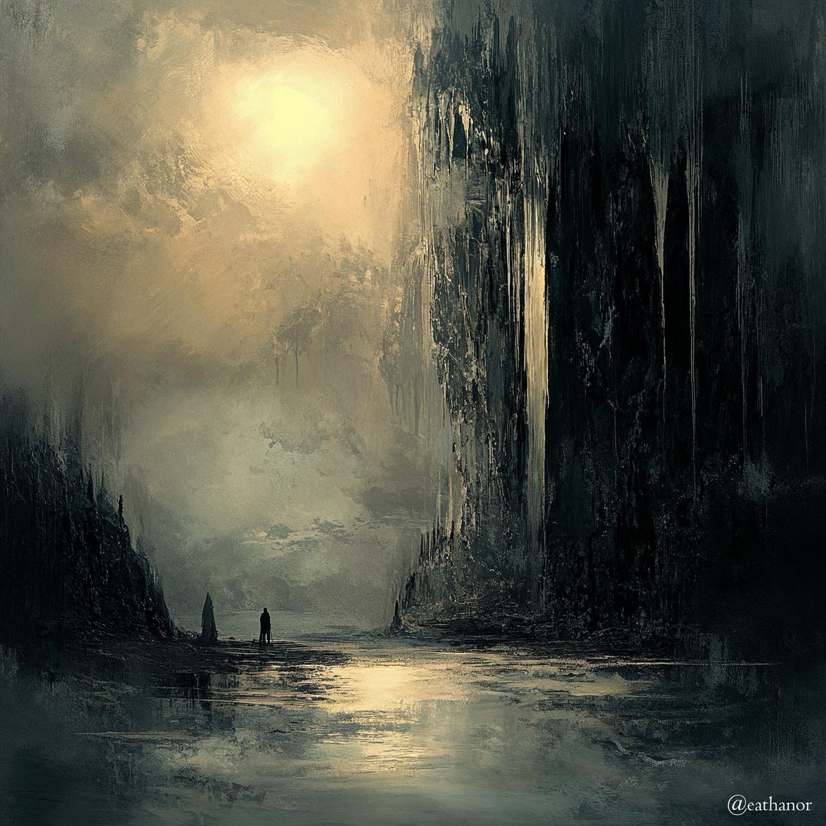 eathanor's tweet photo. "Silent Waters"

Goodnight, dreamers! 🌙✨ Let the calm and mystery of this serene landscape guide you to peaceful dreams tonight. 🌌 #SweetDreams #NighttimeInspiration https://t.co/ETGdGUbU6x