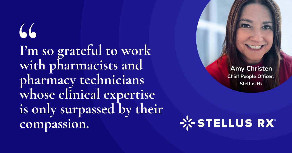 This #AmericanPharmacistsMonth, our Chief People Officer, Amy, shares her heartfelt journey as a pharmacist and how her early experiences shaped her commitment to patient care.  Read her reflections on her career and the impact pharmacists make every day: stellusrx.com/blog/apm-momen…