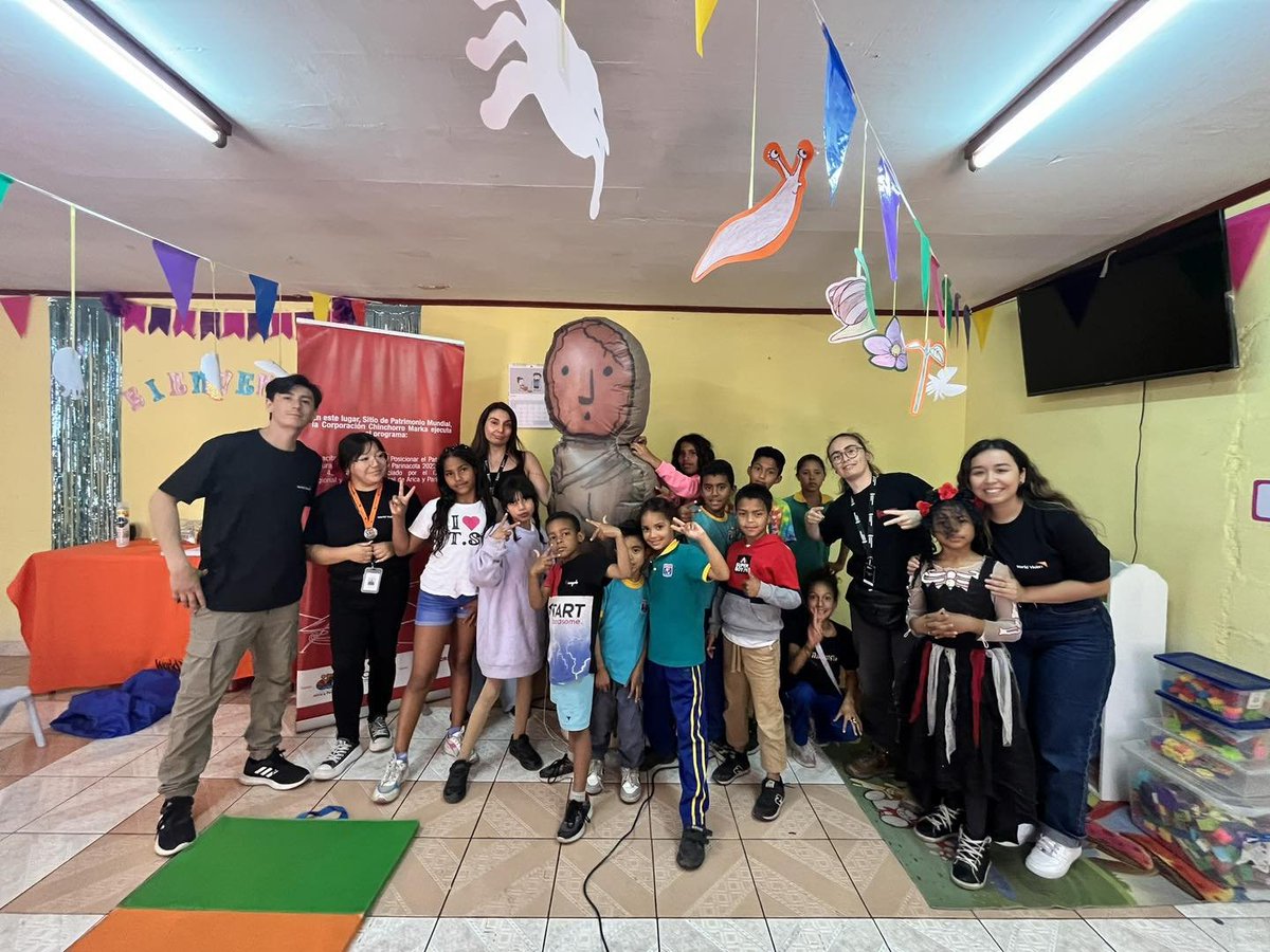 ChinchorroMarka's tweet photo. #Arica - Las niñas y niños del programa Espacios Temporales de Aprendizaje de @WorldVisionCHL recibieron la introducción al patrimonio de la #CulturaChinchorro realizado por nuestro equipo, esto con el fin de conocer más de cerca el patrimonio de la región. https://t.co/FY1kqhLzBk