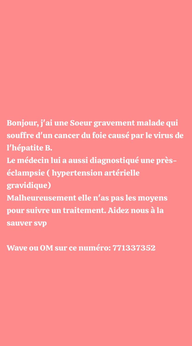 SowIbou11's tweet photo. Svp venez en aide à une malade se trouvant à Tambacounda 🙏
@PapeSidy 
@abba_nostress 
@SonkoOfficiel 
@CitizenLYsn 
@Mameboyediao 
@SMane_Officiel 
@kkoulibaly26 https://t.co/S36uFwMUMv