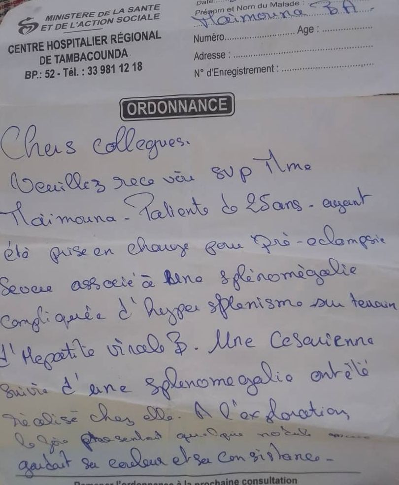 SowIbou11's tweet photo. Svp venez en aide à une malade se trouvant à Tambacounda 🙏
@PapeSidy 
@abba_nostress 
@SonkoOfficiel 
@CitizenLYsn 
@Mameboyediao 
@SMane_Officiel 
@kkoulibaly26 https://t.co/S36uFwMUMv