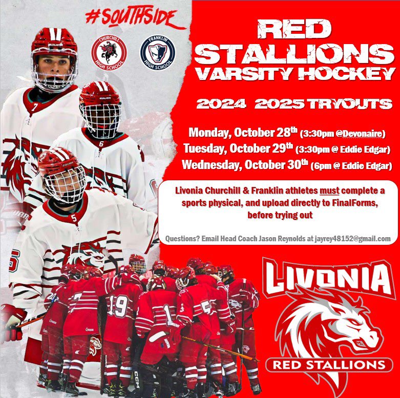 Churchill Athletics (@churchillgames) on Twitter photo Stallions Hockey Tryout Info <a href="/CHS_Chargers/">Churchill Chargers</a> <a href="/LivoniaDistrict/">Livonia Schools</a> <a href="/FranklinMADE_AD/">Livonia Franklin Athletics</a> Stallions Hockey Tryout Info <a href="/CHS_Chargers/">Churchill Chargers</a> <a href="/LivoniaDistrict/">Livonia Schools</a> <a href="/FranklinMADE_AD/">Livonia Franklin Athletics</a>