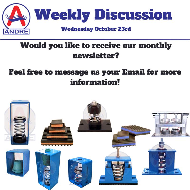 ANDRE_HVAC's tweet photo. Don't miss out on the expert insights and exciting updates we share every month! Stay informed, stay ahead—join our growing community today!
Send us a message!
#hvac #andrehvac #canadahvac #ahrexpo #ashrae #hardi #hpac #springmount #seismicspringmount #vibrationcontrol https://t.co/5sSV0eJlzJ