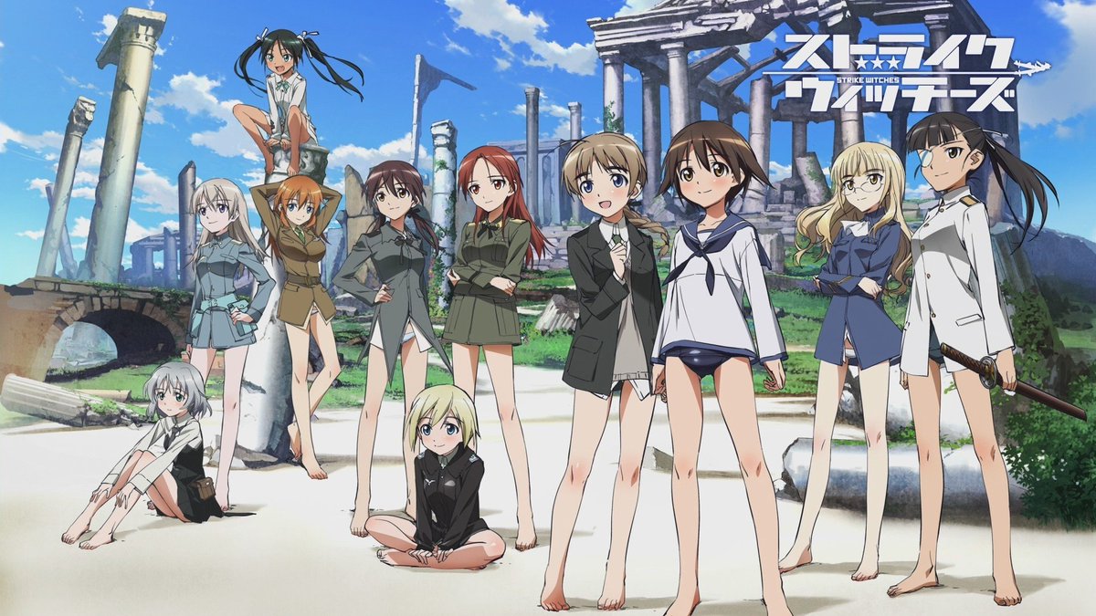 StrategiaSE's tweet photo. so I mentioned before that I've been wanting to do this but missed a couple, starting with
STRIKE WITCHES (S1+2+movie+Brave Witches)
more people need to be aware of this series. it is INCREDIBLY lesbian. (word of god canon even.) #banpants https://t.co/xFLVng04o1