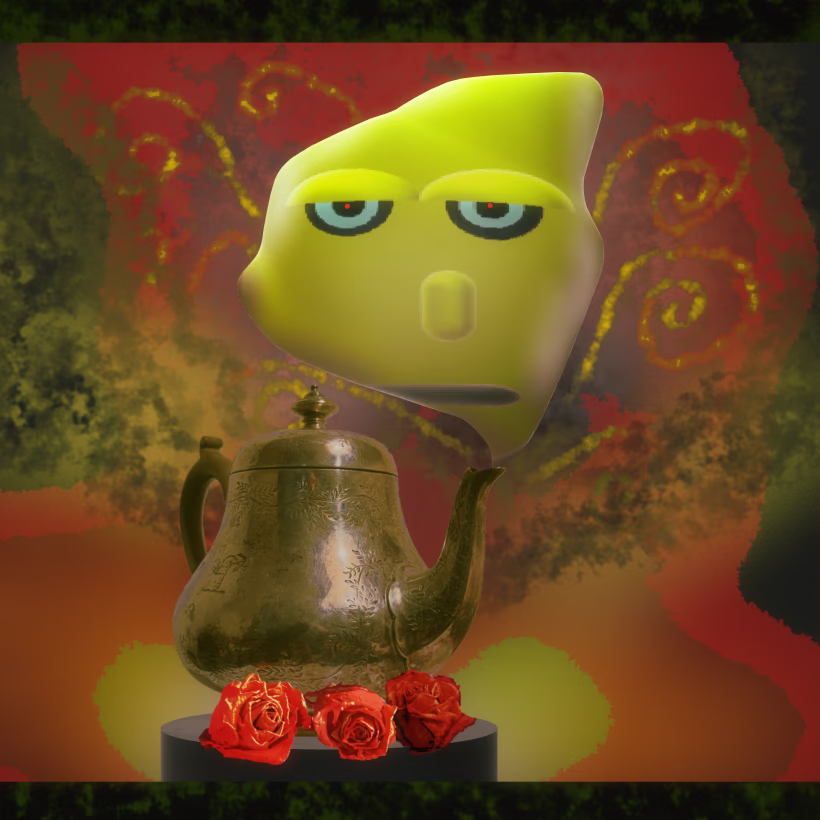 STrallalla's tweet photo. Check out my item listing on OpenSea! https://t.co/L6zRxLGTAJ via @opensea 

Magical Grump Spirit #1
#1of3 

30 POL 

..out of a bottle?
This Genie prefers an antique teapot! 

#nftshill #newdrop #NFTdrops #PolygonNFTs #noaiart 
#grumppunks #digitalcreation https://t.co/Tzmbr5xcaR