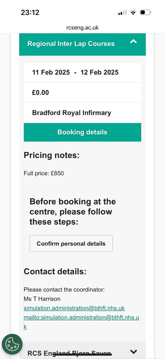 Ahmed Elshaer (@ahmedelshaer387) on Twitter photo Pleased to announce for the first RCS Intermediate lap course <a href="/BTHFT/">Bradford Teaching Hospitals NHS FT</a> joined by esteemed faculty. A great chance to develop lap skills for ST3-5 and SAS doctors.
Booking details attached
<a href="/BTHFTsimtech/">Bradford Education & Training - Simulation</a> <a href="/RCSnews/">The Royal College of Surgeons of England</a> <a href="/clinskills/">Bradford Education and Training - Clinical Skills</a> Pleased to announce for the first RCS Intermediate lap course <a href="/BTHFT/">Bradford Teaching Hospitals NHS FT</a> joined by esteemed faculty. A great chance to develop lap skills for ST3-5 and SAS doctors.
Booking details attached
<a href="/BTHFTsimtech/">Bradford Education & Training - Simulation</a> <a href="/RCSnews/">The Royal College of Surgeons of England</a> <a href="/clinskills/">Bradford Education and Training - Clinical Skills</a>