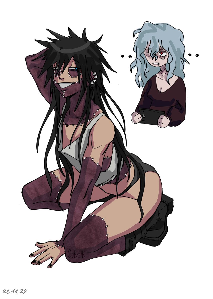isteriyaaaa's tweet photo. #MHA #MyHeroAcademia #Dabi #shigaraki #dabishiga #shigadabi #fanart 💙💙💙 https://t.co/Xr1SCoktIo