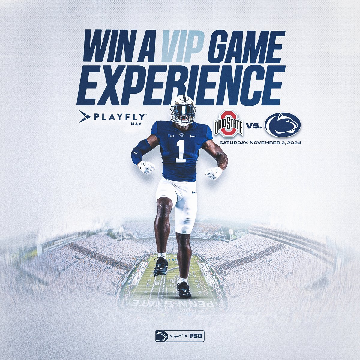 GoPSUsports's tweet image. Attention @PennStateFball fans...

🚨 Win a VIP experience vs Ohio State! 🚨

Grand Prize includes Game and Tunnel Club Tickets, Travel Voucher for flights &amp;amp; hotel, Custom Lanyard signed By Coach Franklin, plus additional prizes.

🔗: gopsu.us/FBvsOSUSweepst…

#WeArePennState