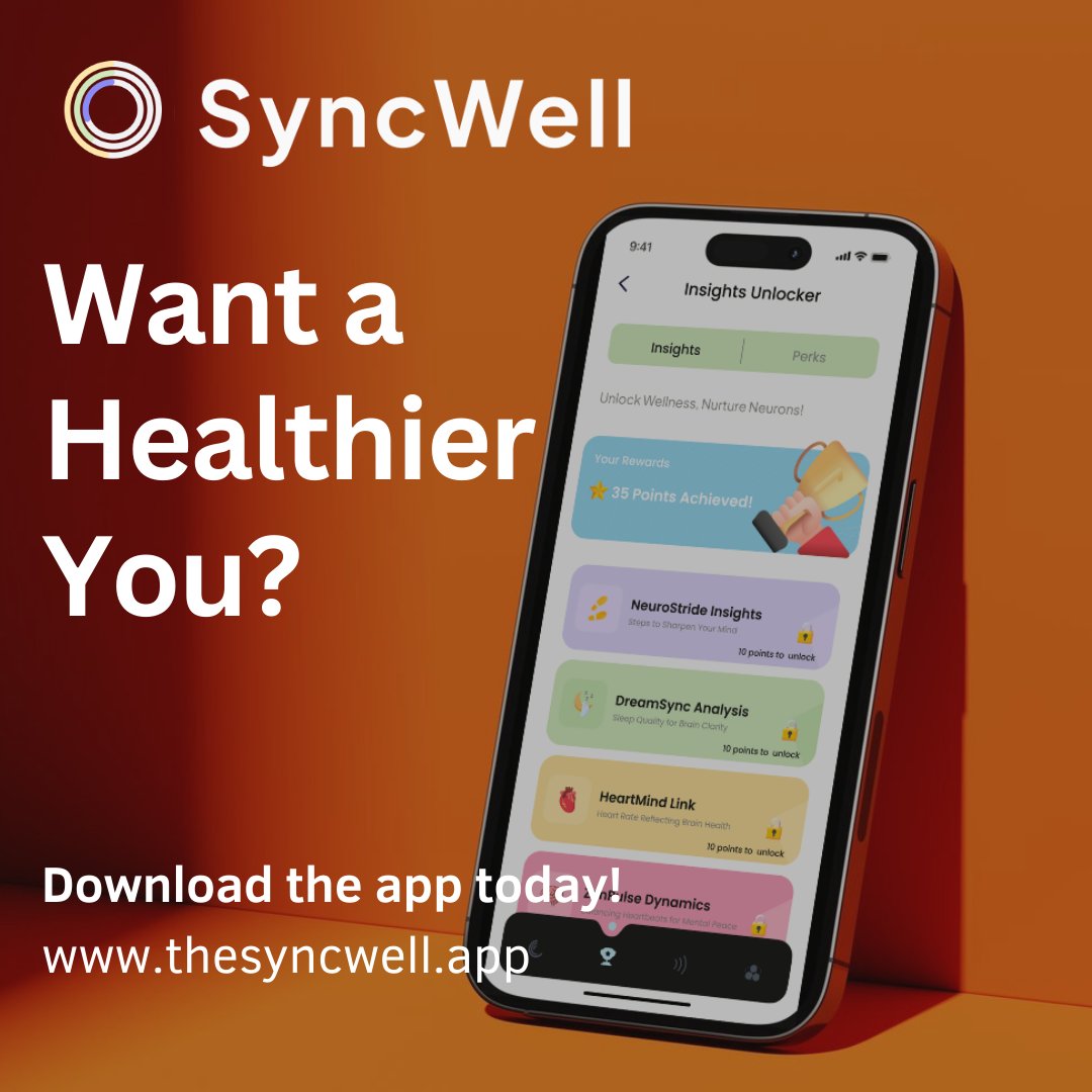 SyncWellUK's tweet photo. Your all-in-one wellness app is here! Download SyncWell today from the App or Play Store. 🌟

Click 👉 https://t.co/y9NKIhkTKQ 

#SyncWellApp #HealthTech #WellbeingGoals https://t.co/RlK2amXWJ9
