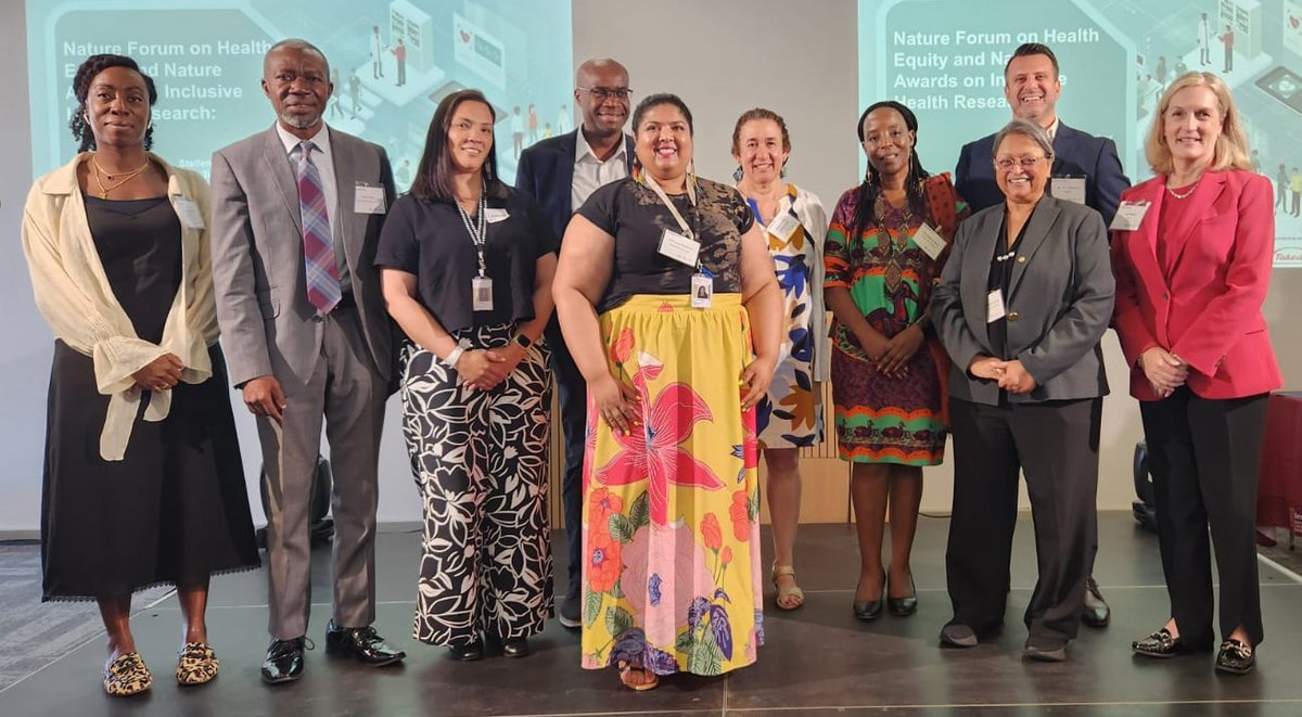 SU Public Health (@fp_publichealth) on Twitter photo 🏆 Congrats to the <a href="/Nature/">nature</a> Forum winners on Health Equity & Nature Awards for Inclusive Health Research! 🎉 Presented by Helena Jansen & Akin Jomah, the awards celebrate advancing #inclusivehealth research hosted <a href="/StellenboschUni/">Stellenbosch University</a> supported by Prof. <a href="/Research_Ambit/">Lynn Hendricks</a> & team. 🏆 Congrats to the <a href="/Nature/">nature</a> Forum winners on Health Equity & Nature Awards for Inclusive Health Research! 🎉 Presented by Helena Jansen & Akin Jomah, the awards celebrate advancing #inclusivehealth research hosted <a href="/StellenboschUni/">Stellenbosch University</a> supported by Prof. <a href="/Research_Ambit/">Lynn Hendricks</a> & team.